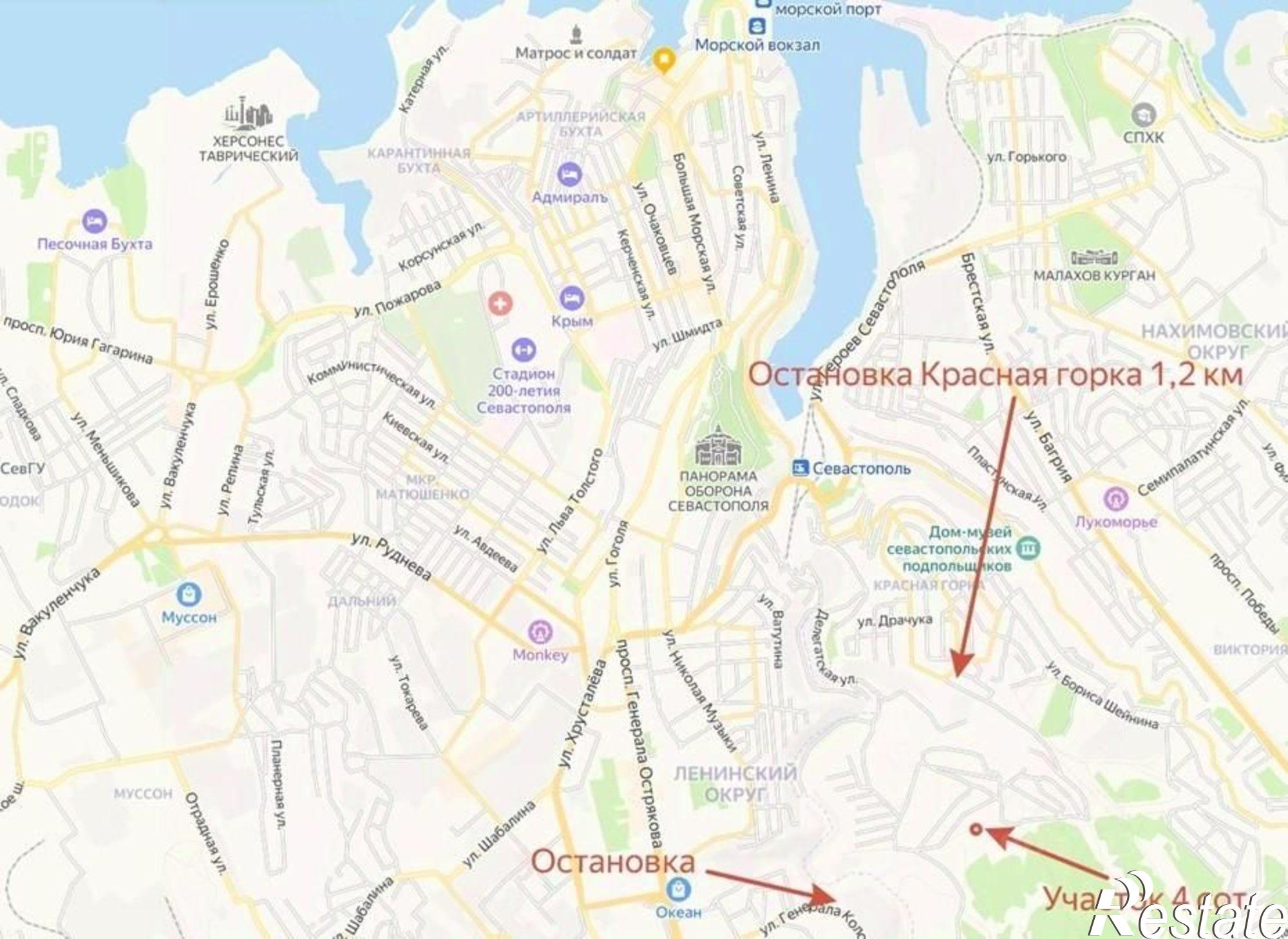 Купить землю, земельный участок за 2 150 000 рублей на Севастополь