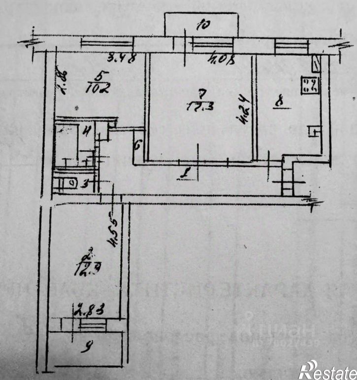 3-комн квартира мкр им Генерала Корявко, 17,  д. 17