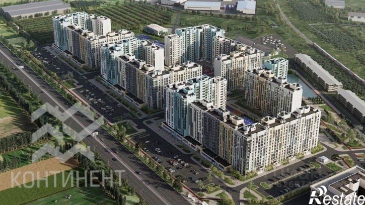 2-комн квартира в новом доме Симферопольский р-н, Мирное с