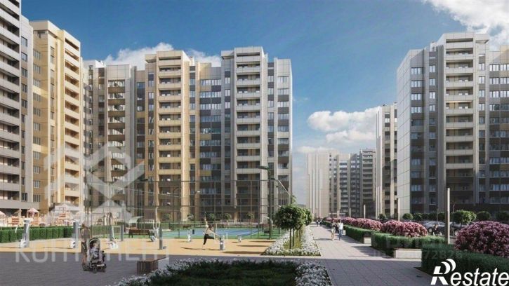 2-комн квартира в новом доме Симферопольский р-н, Мирное с