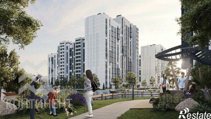 2-комн квартира в новом доме Симферопольский р-н, Мирное с