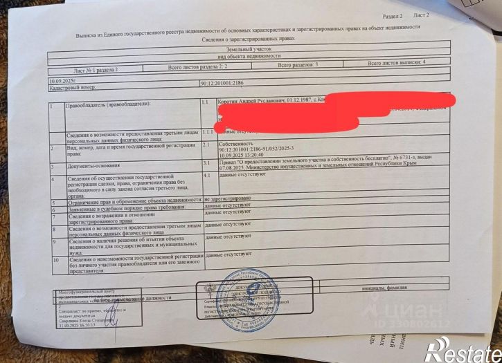 Земельный участок Симферопольский район