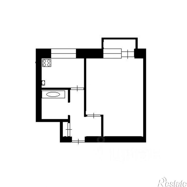 1-комн квартира улица Героев Бреста, 25,  д. 25