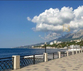 2-комн, 44кв м, этаж 1/4 Гаспра п.г.т., Алупкинское ш., д.34