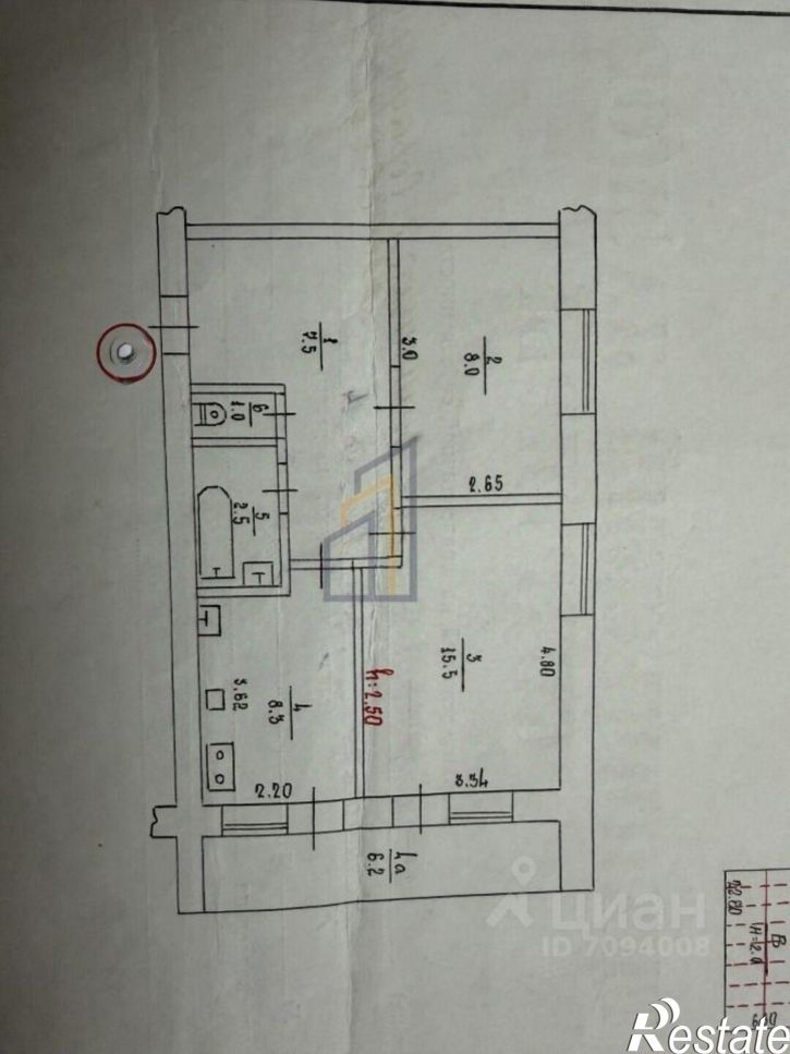 2-комн квартира ул Полтавская, 14а,  д. 14а