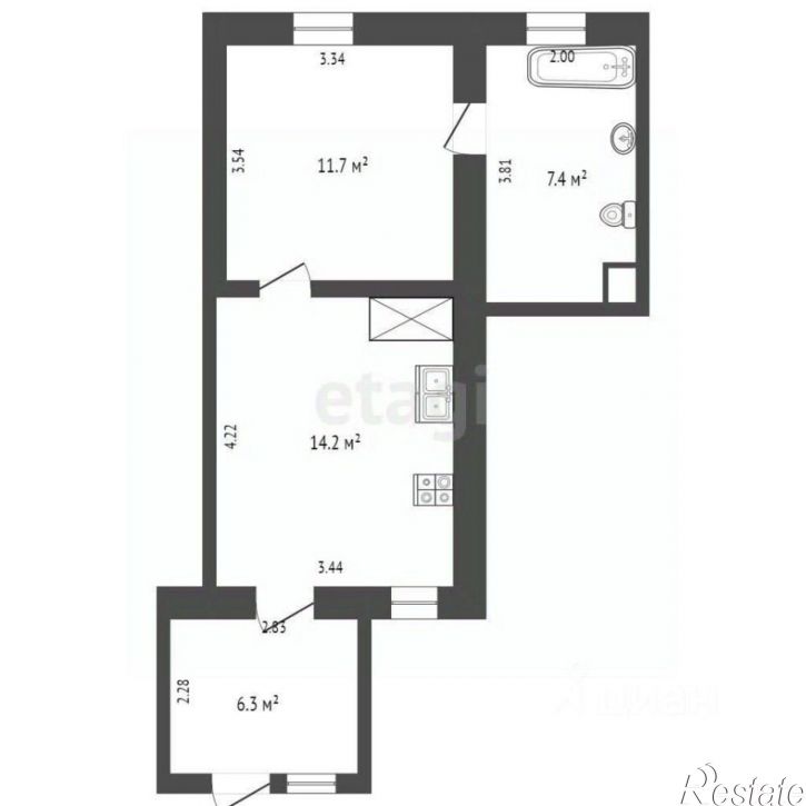 2-комн квартира ул Ленина, 22/1,  д. 22/1