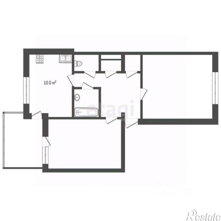 2-комн квартира ул Восточная, 121,  д. 121