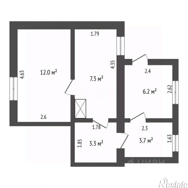 2-комн квартира ул Ломоносова, 30,  д. 30