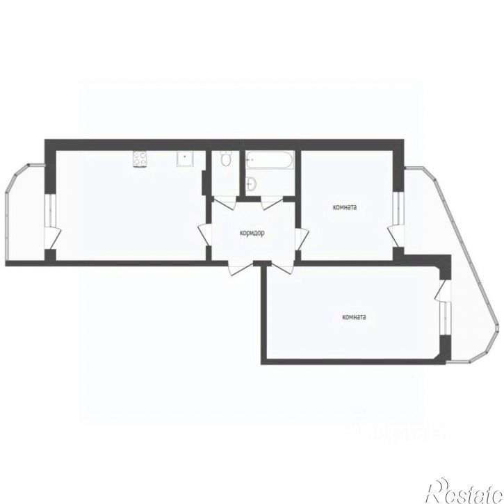2-комн квартира ул Маршала Крылова, 3,  д. 3