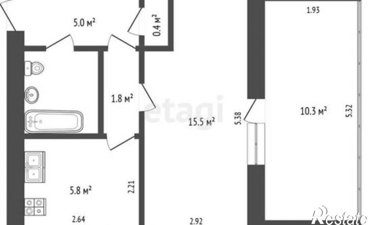 2-комн квартира ул Крестовского, 27,  д. 27