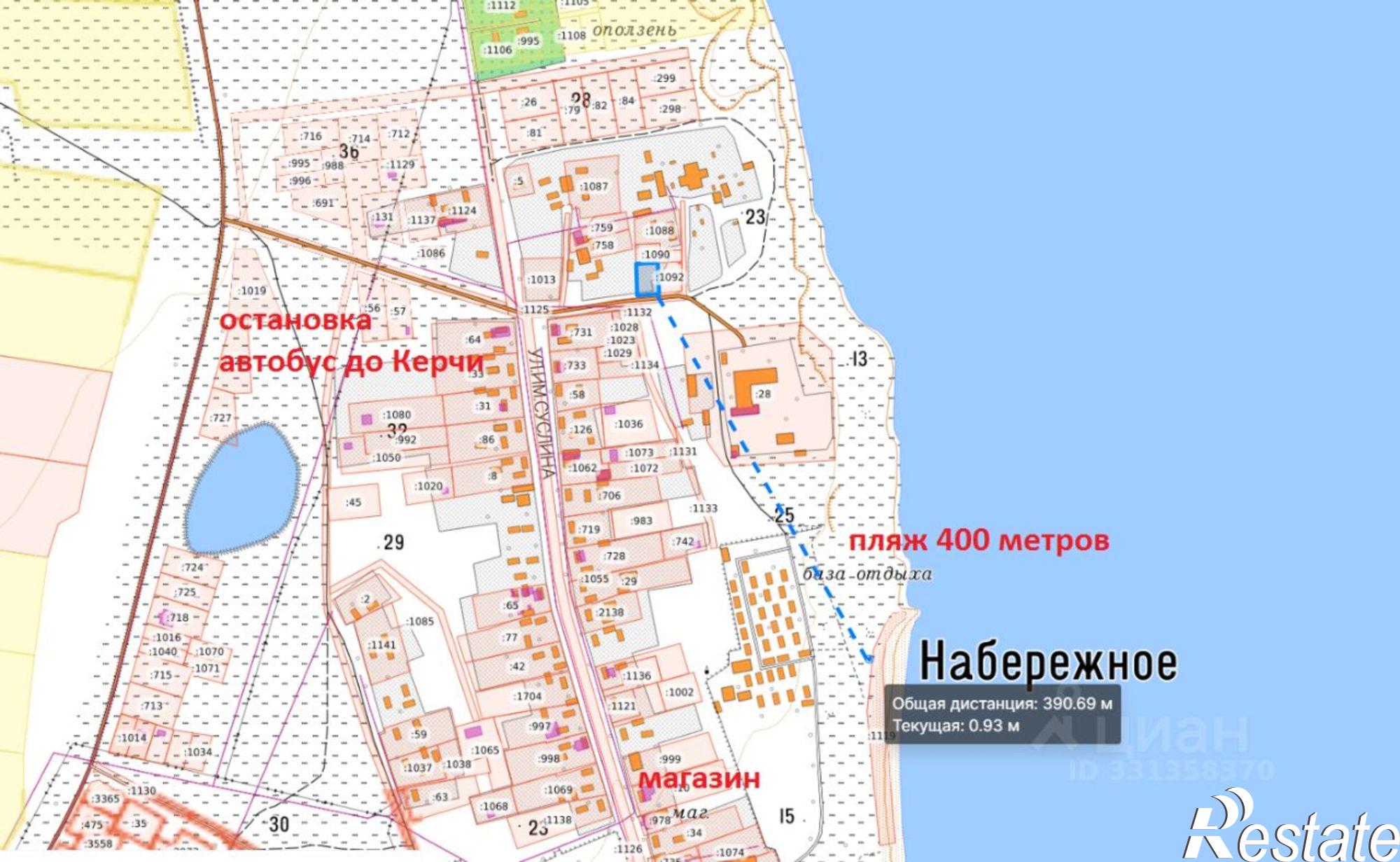 Купить землю, земельный участок за 2 500 000 рублей на ул Суслина, 29
