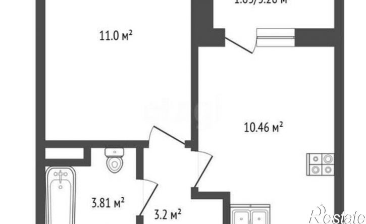 1-комн квартира улица Виталия Чуркина, 1 к7,  д. 1 к7