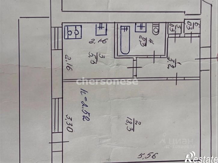 1-комн квартира проспект Победы, 23,  д. 23
