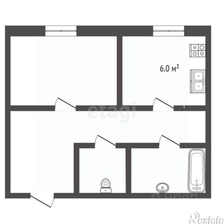 1-комн квартира пр-кт Мира, 4,  д. 4