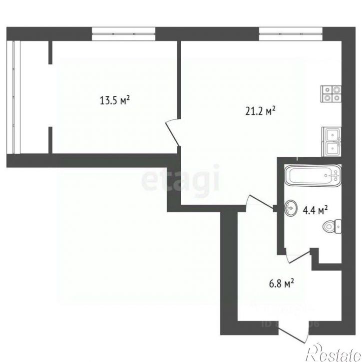 1-комн квартира улица 9 Героев, 28,  д. 28