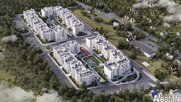 1-комн квартира в новом доме г. Перевальное, Перевальное село,