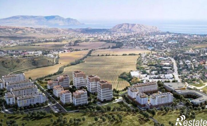 1-комн квартира в новом доме Судак, Алуштинская улица, 36/2