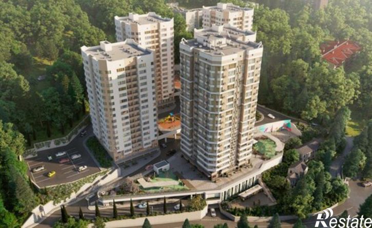 2-комн квартира в новом доме Ялта, улица Кирова