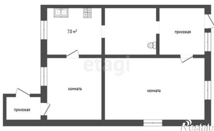 1-комн квартира Севастополь, Балаклава, улица Крестовского, 75