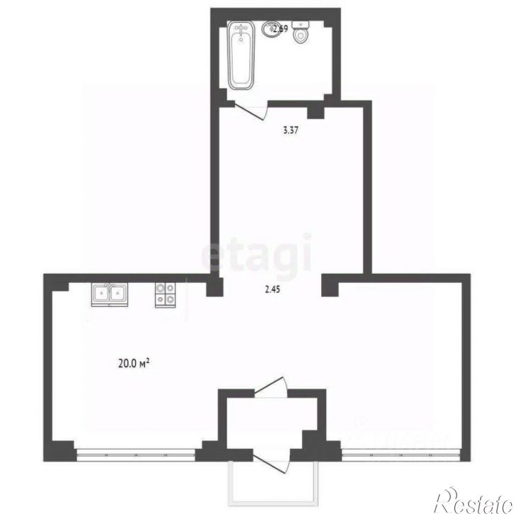 2-комн квартира Севастополь, Балаклавский район