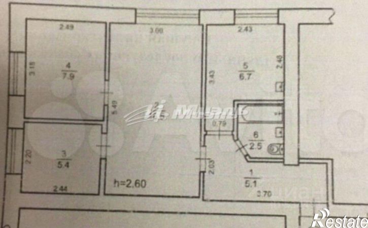 3-комн квартира Саки г., Франко ул., д.9