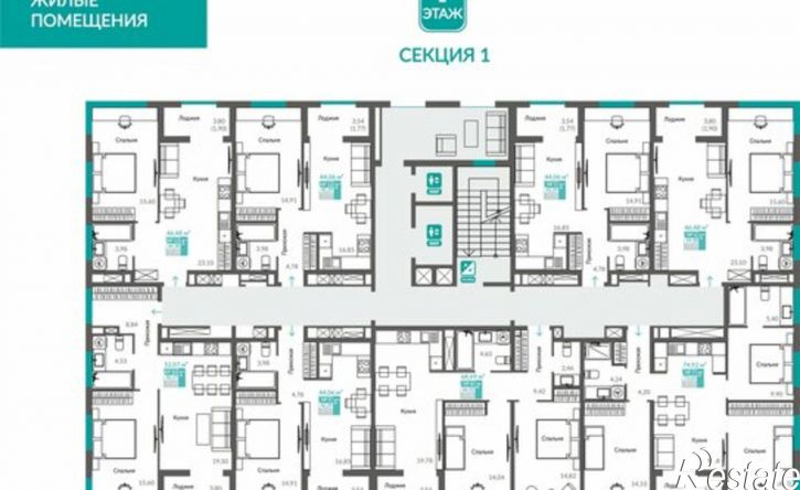 1-комн квартира в новом доме Севастополь, ЖК Видный