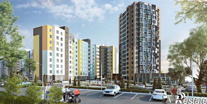 1-комн квартира в новом доме Симферополь, улица Батурина, 177к2
