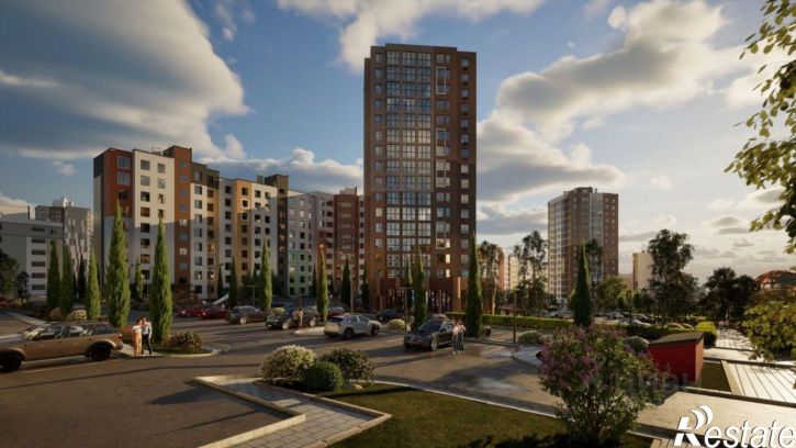 1-комн квартира в новом доме Симферополь, улица Батурина, 177к2