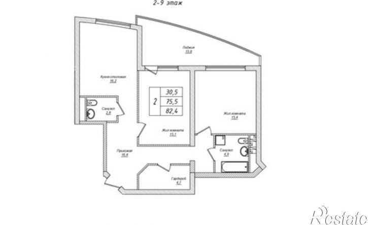 2-комн квартира Алушта, улица Ленина, 37