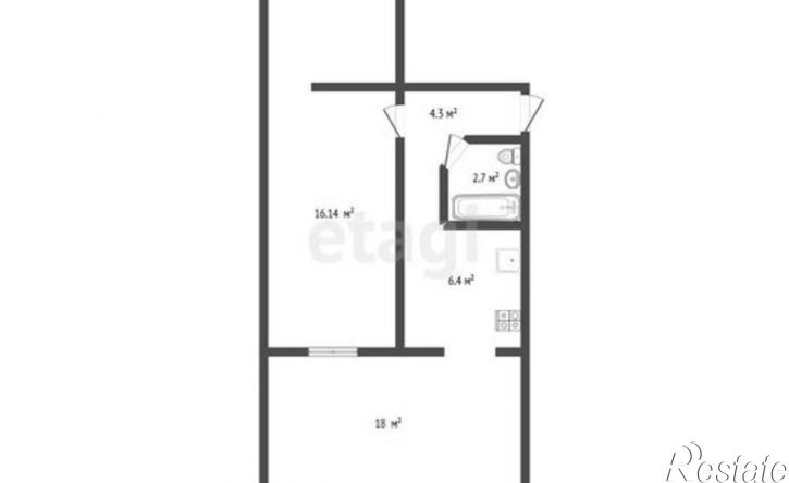 3-комн квартира Саки, улица Гайнутдинова, 3