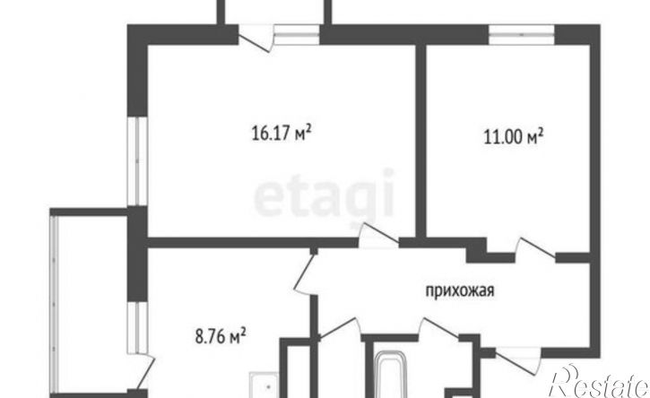 2-комн квартира Саки, Набережная улица, 19