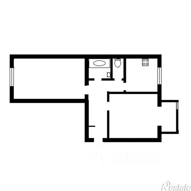 2-комн квартира пр-кт Героев Сталинграда, 62,  д. 62