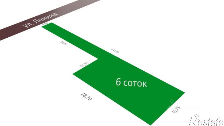 Земельный участок ул Ленина, 100,  д. 100