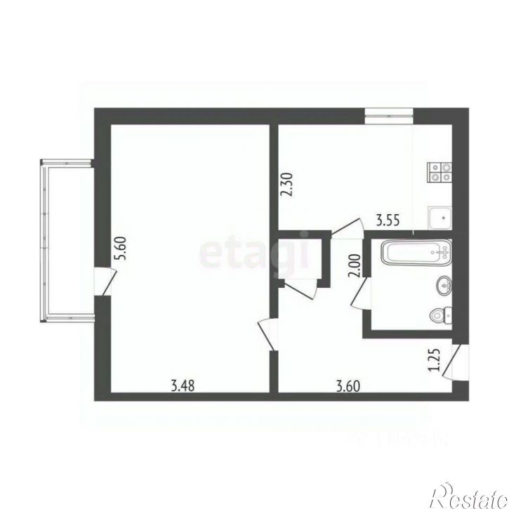 1-комн квартира ул Менделеева, 31,  д. 31