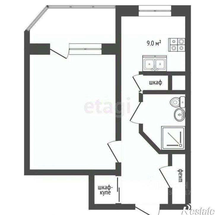 1-комн квартира Севастополь, Севастополь
