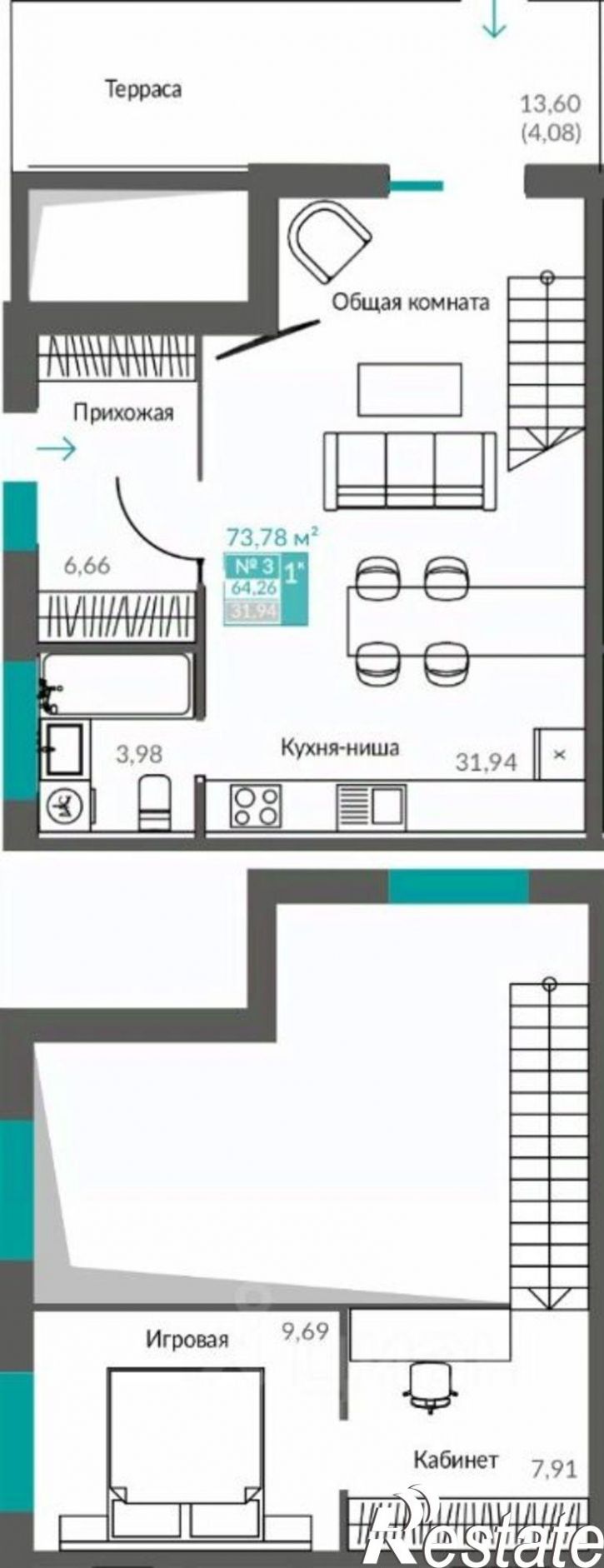 1-комн квартира в новом доме Балаклавское шоссе, 2,  д. 2