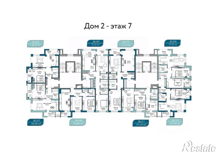 1-комн квартира в новом доме ул Степаняна, 2а 1,  д. 2а 1,  к. 1