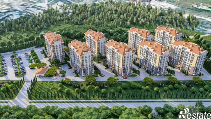 1-комн квартира в новом доме муниципальный округ Судак