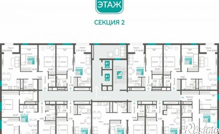 1-комн квартира в новом доме Балаклавское шоссе, 2А,  д. 2А