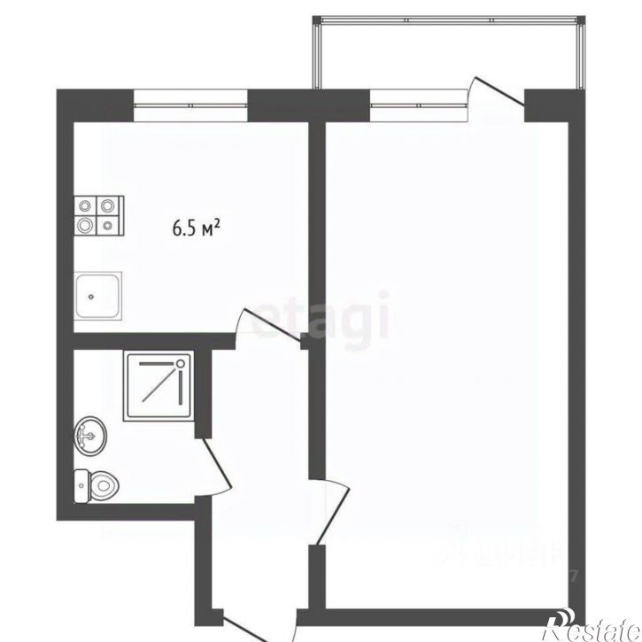 1-комн квартира ул Горпищенко, 31,  д. 31