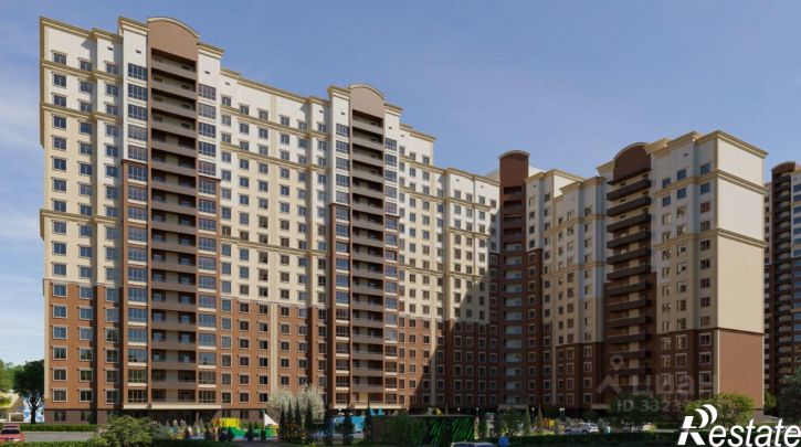 1-комн квартира в новом доме Симферопольский район, село Мирное