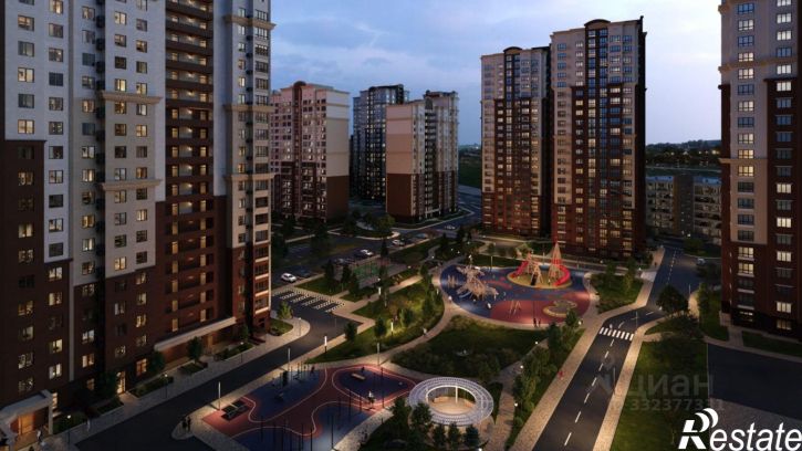 1-комн квартира в новом доме Симферопольский район, село Мирное