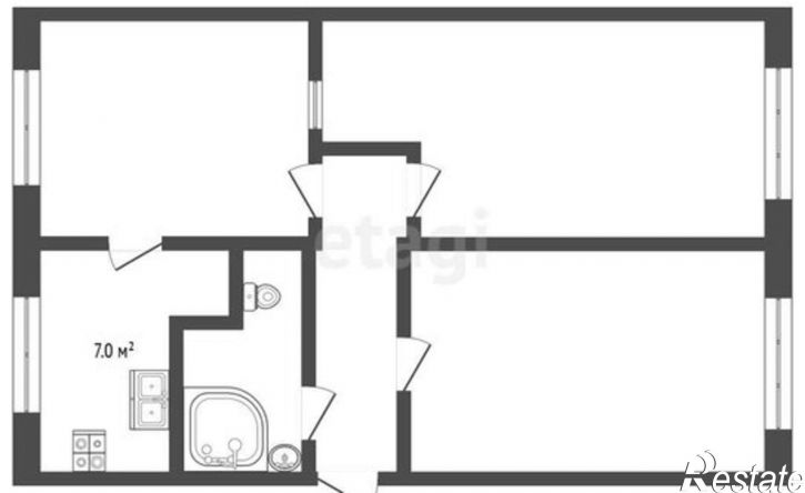 2-комн квартира Феодосия, улица Горького, 30/2
