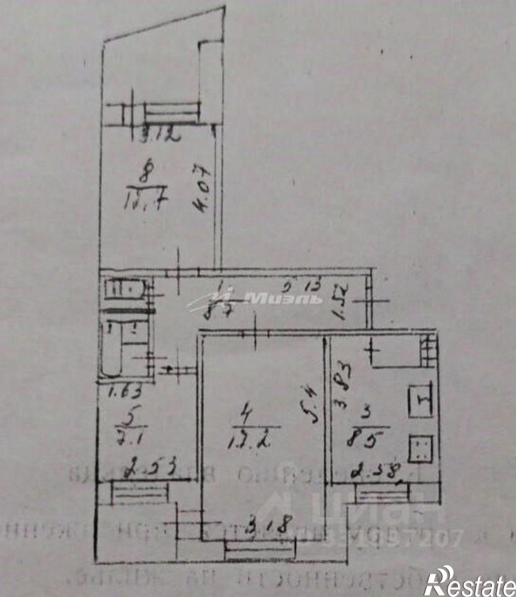 3-комн квартира Симферополь г., 1 Конной Армии ул., д.74