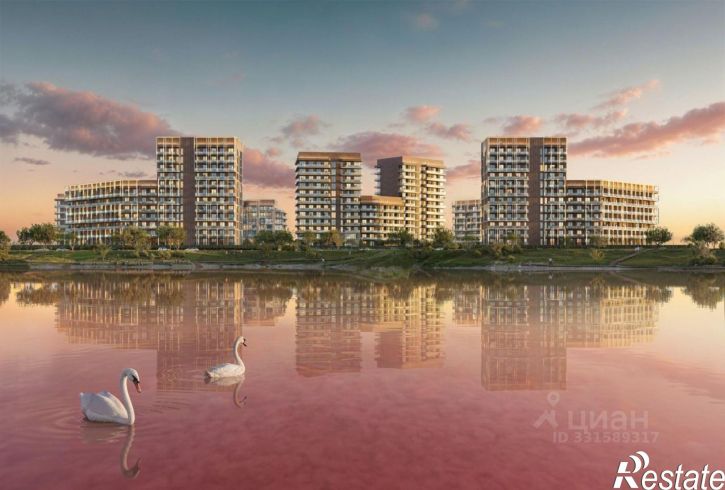1-комн квартира в новом доме Саки, Морская улица