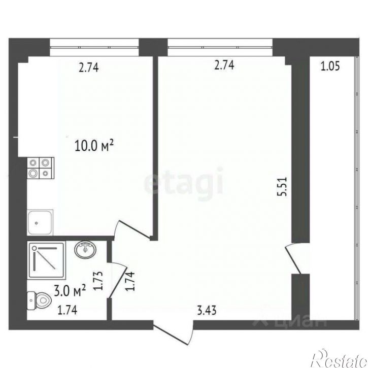 1-комн квартира Севастополь, Севастополь