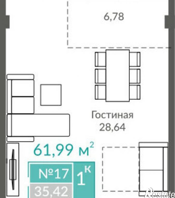 1-комн квартира Евпатория, Симферопольская улица, 2Х