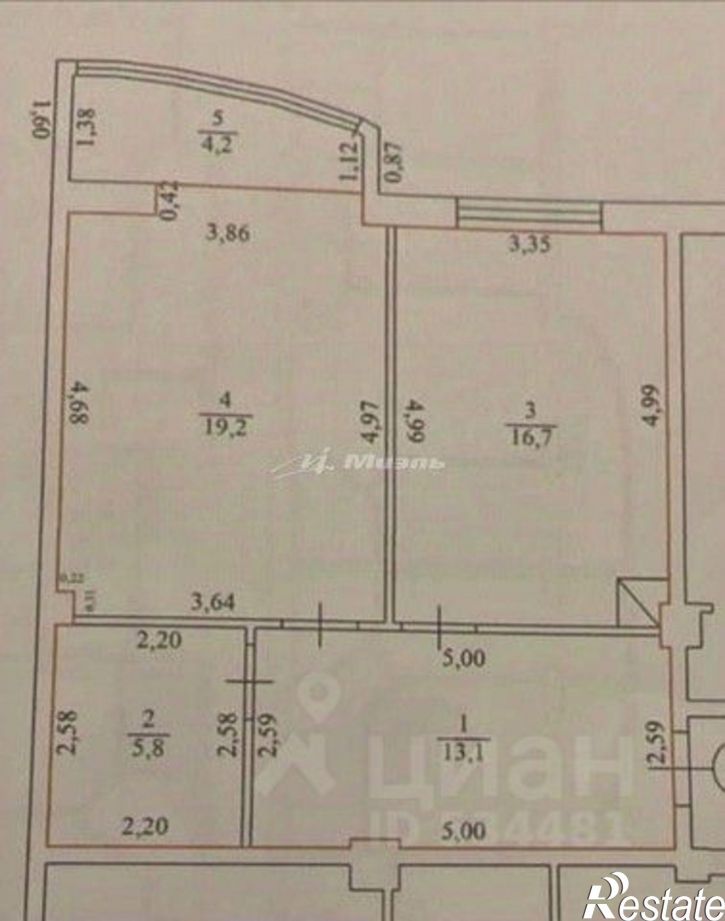 1-комн квартира Симферополь г., Битакская ул., д.37