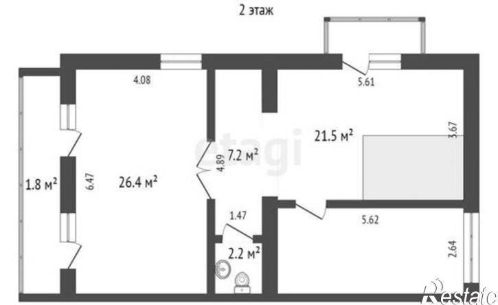 3-комн квартира Феодосия, Крымская улица, 66А