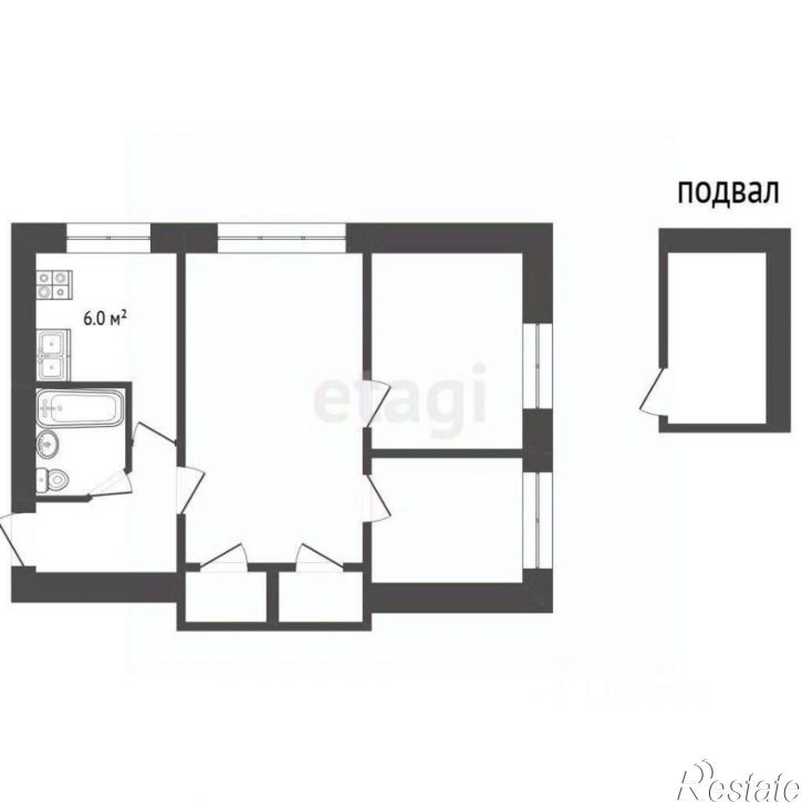 3-комн квартира ул Чапаева, 8,  д. 8